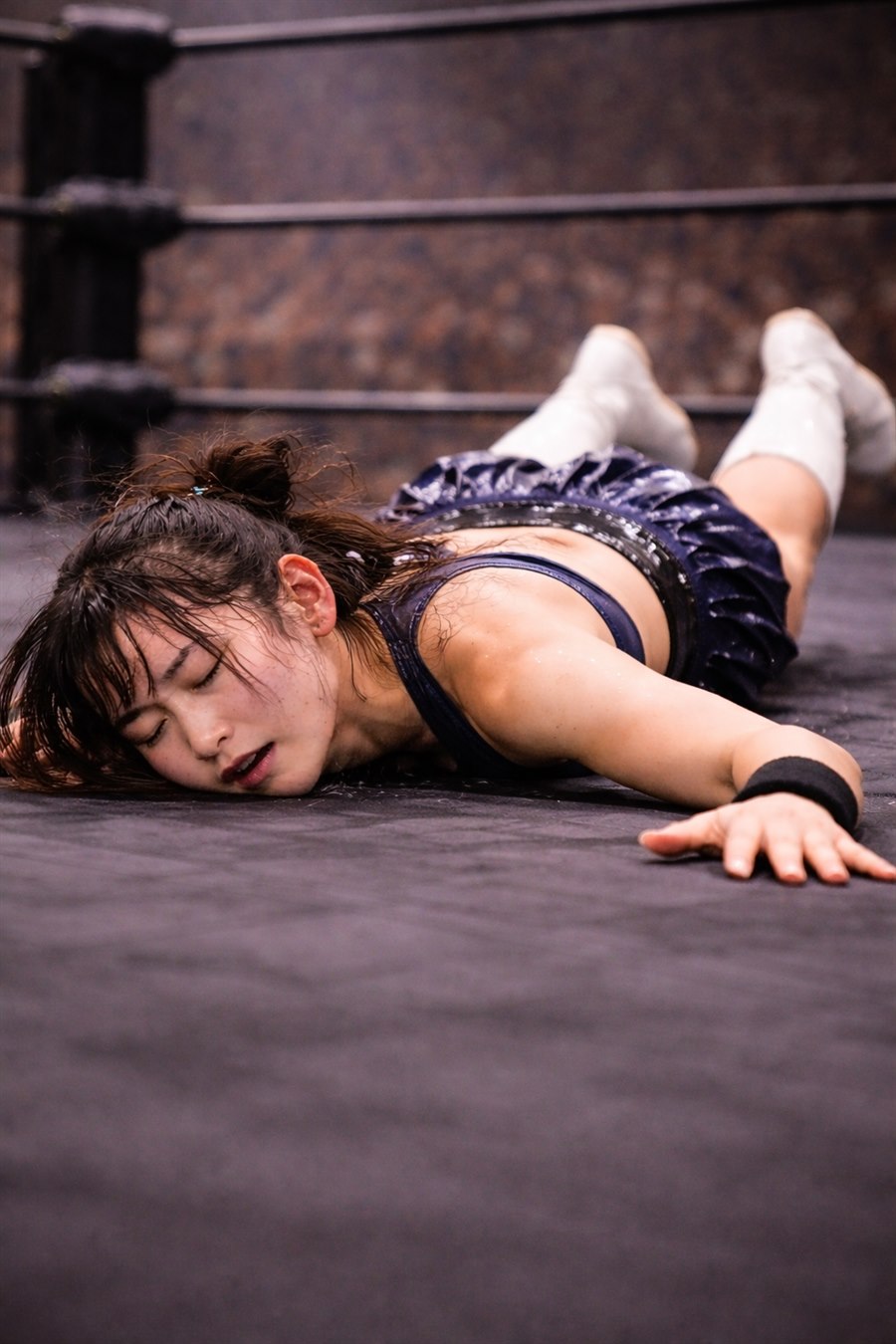 face down